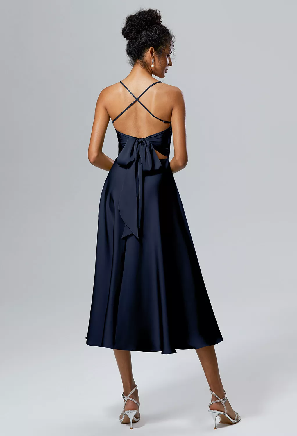 AW Vina Dark Navy  Spring Wedding Guest Dresses